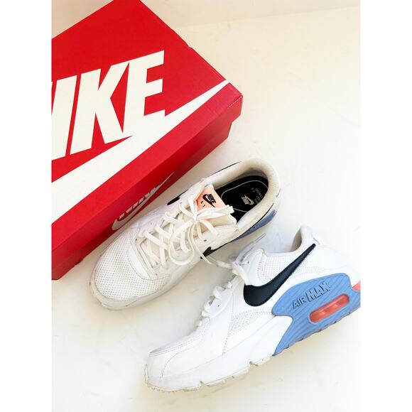 Nike Shoes - Nike Women's Air Max Excee White Black Atomic Rose Sneaker Tennis Shoe 11